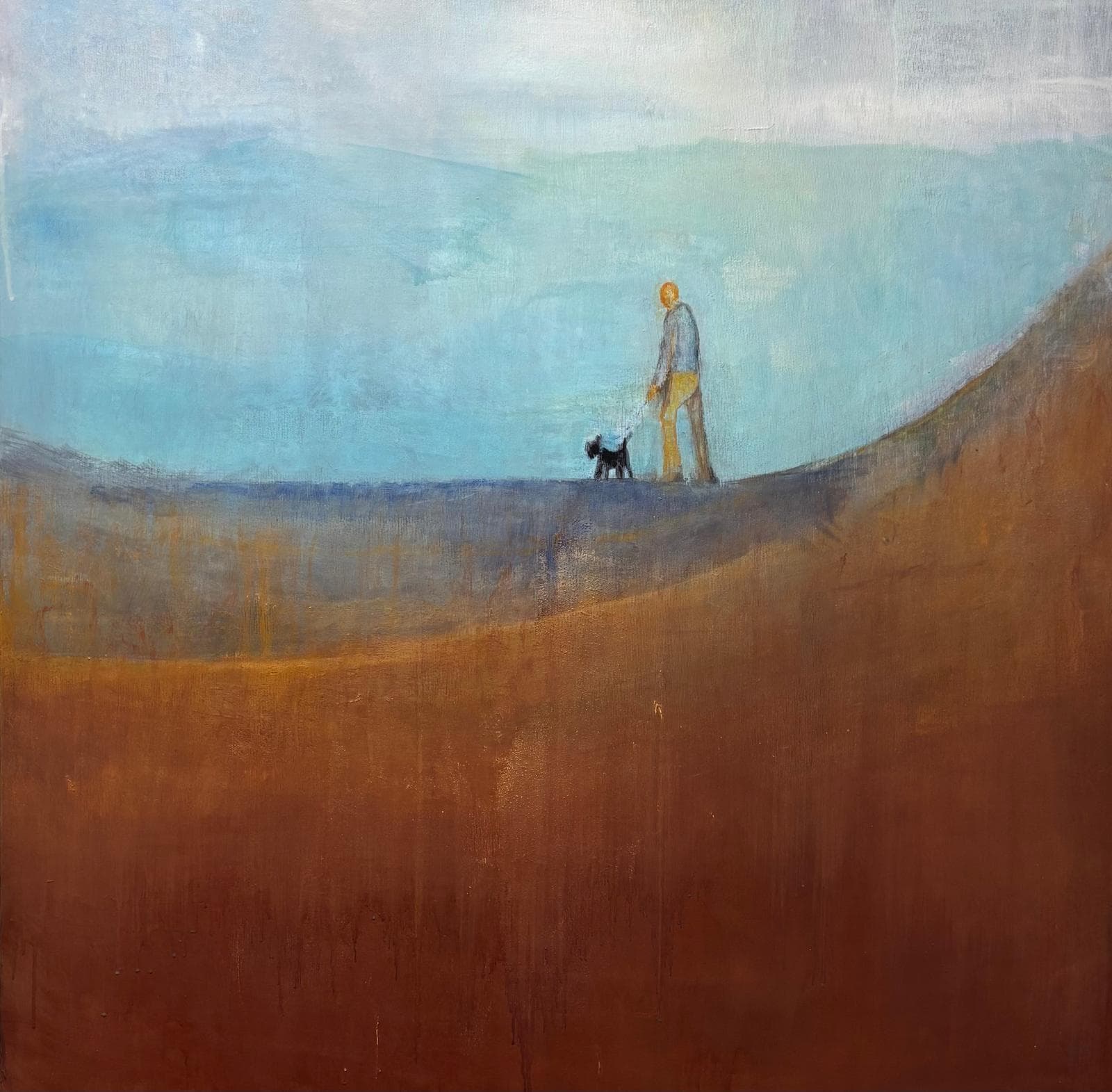 HOMBRE CON PERRO - Goyo González